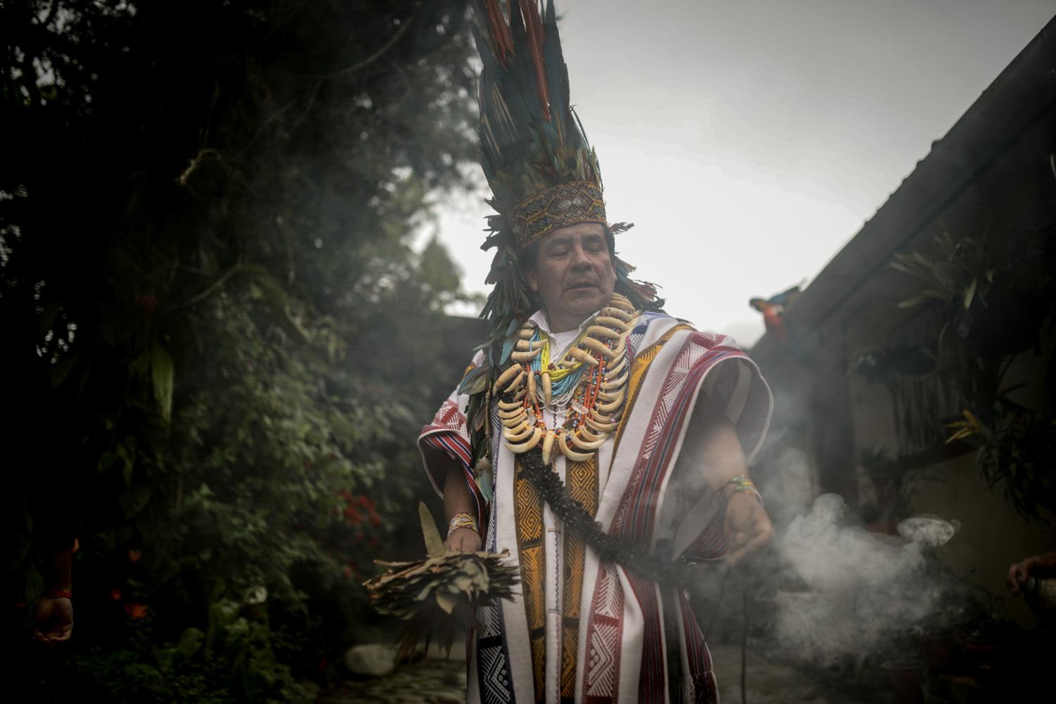 Colombian Indigenous Preserve Identity Across Spiritual Practices - SIBUNDOY, COLOMBIA - MAY 24: Kaments&aacute; Indigenous Community in Putumayo&#39;s...