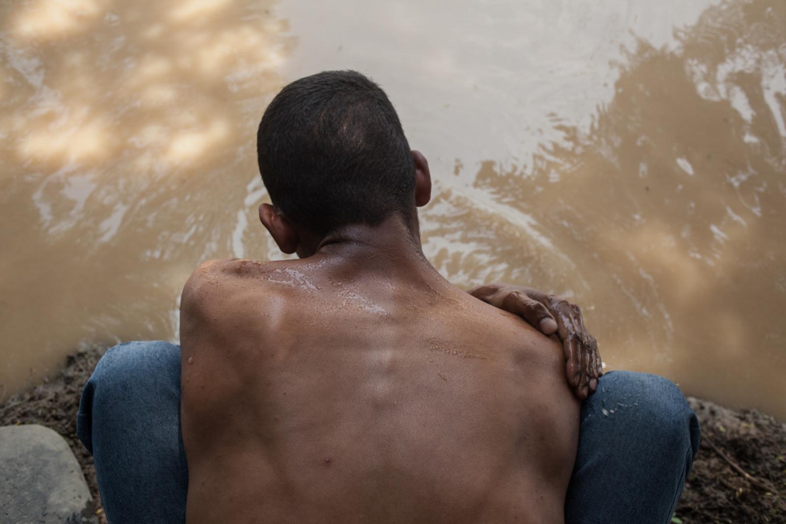 Venezuelans often bathe in the ...ent in this region of Colombia.