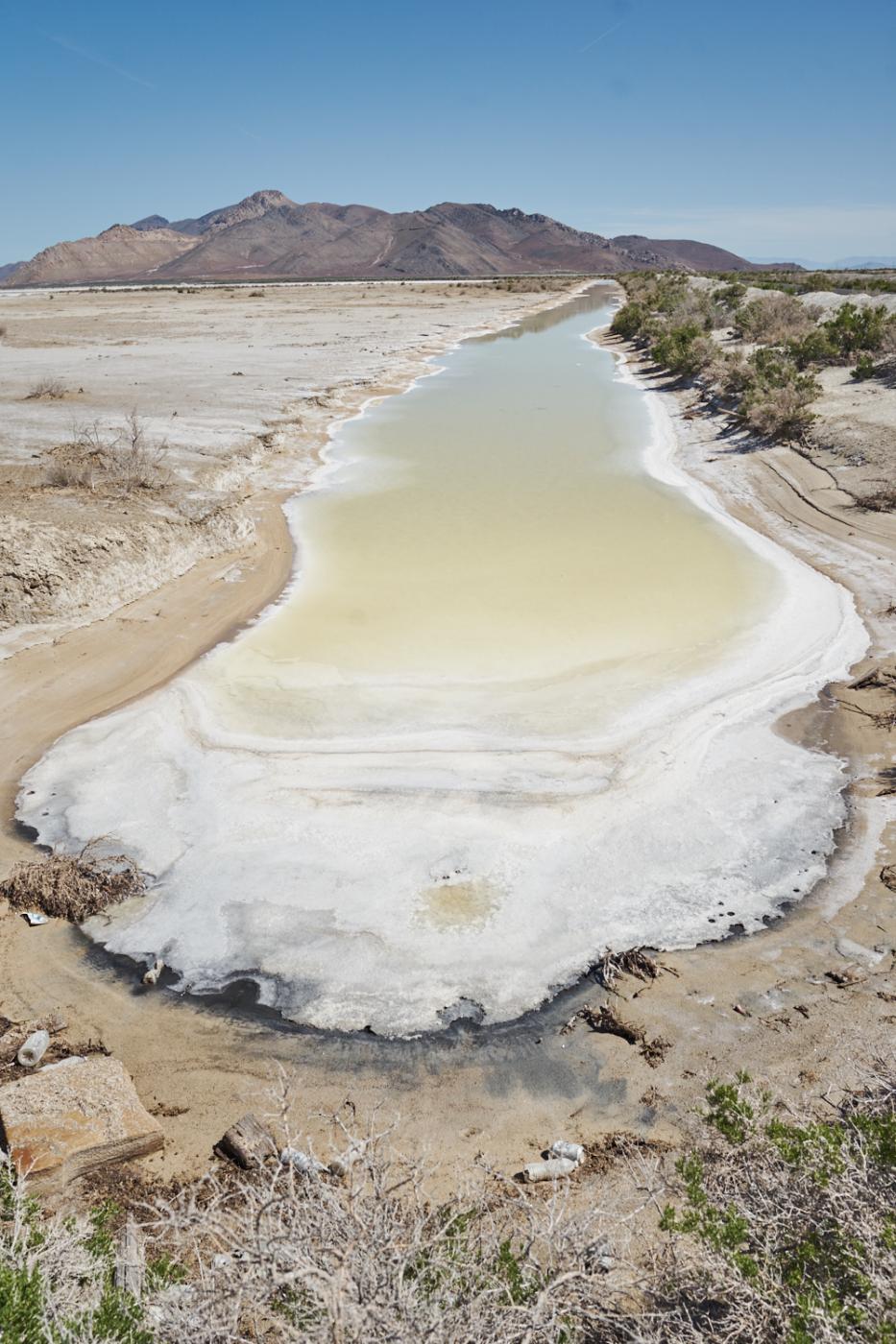The Weird, Wonderful--and Dying--Great Salt Lake - Retention ponds and canals create a rainbow of colors across the lake due to various salinity and...