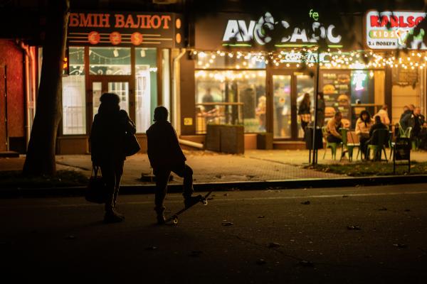 Image from Ukraine Goes Dark - After sunset, Ukrainian cities go into darkness. To save...