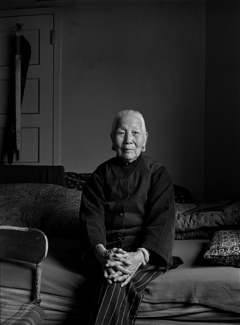 Mrs. Chiu in her apartment, 1981