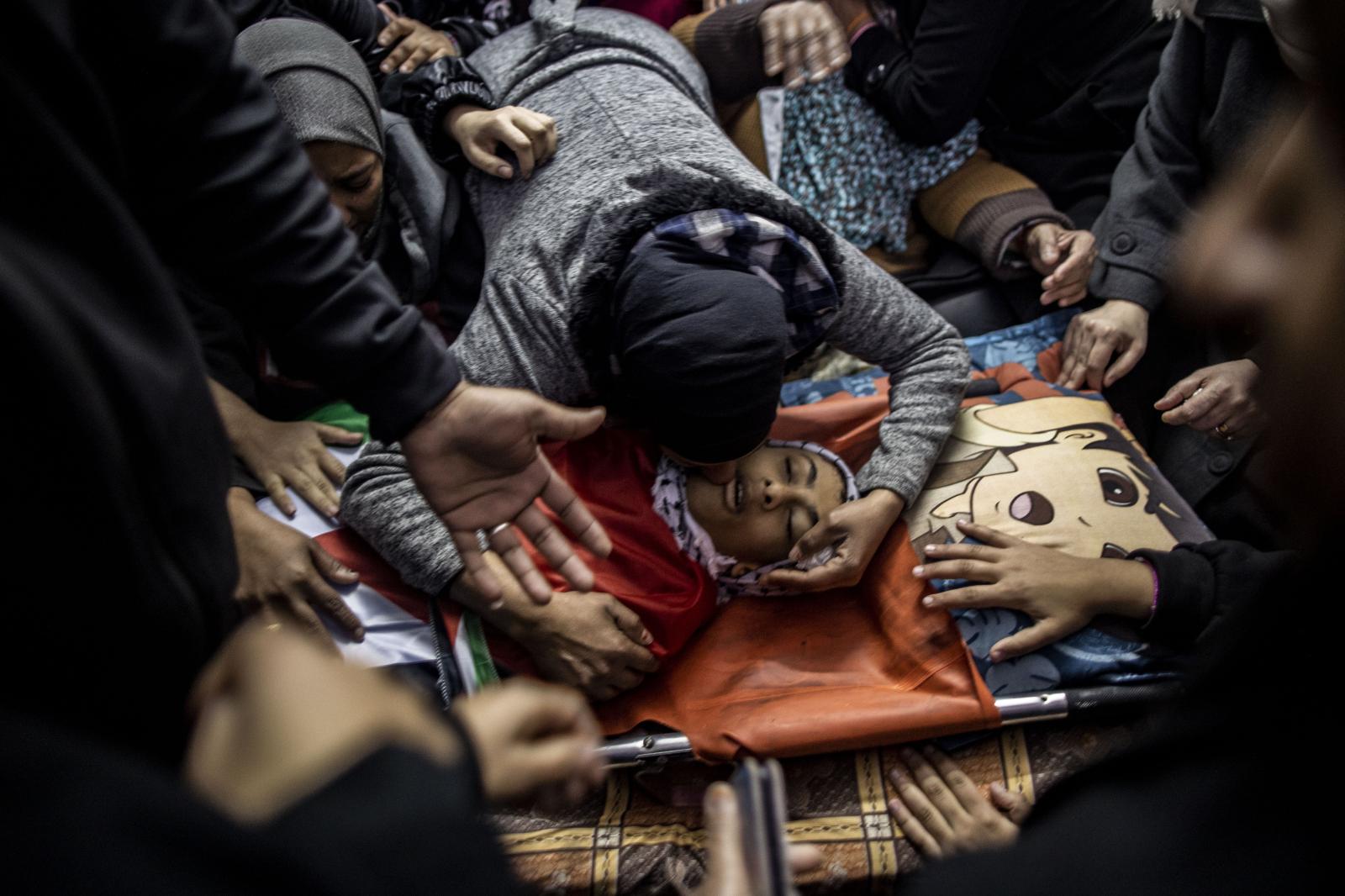Absent Innocence - Funeral ceremony for Amer Abu Zeitoun, 16-year-old...