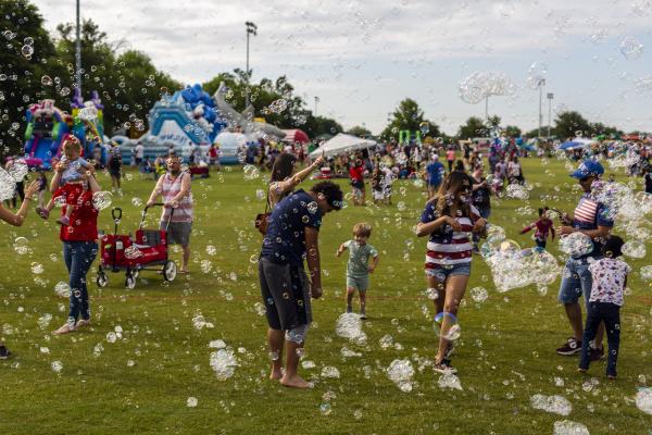 SINGLES - The city of Mckinney, Texas, hosted their first July 4th...