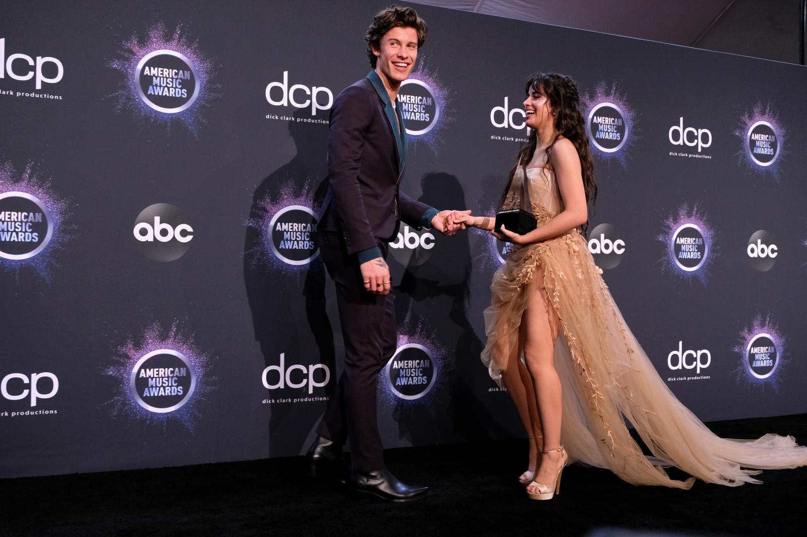RED CARPET I CELEBRITY - LOS ANGELES, CALIFORNIA - NOVEMBER 24: Shawn Mendes and...