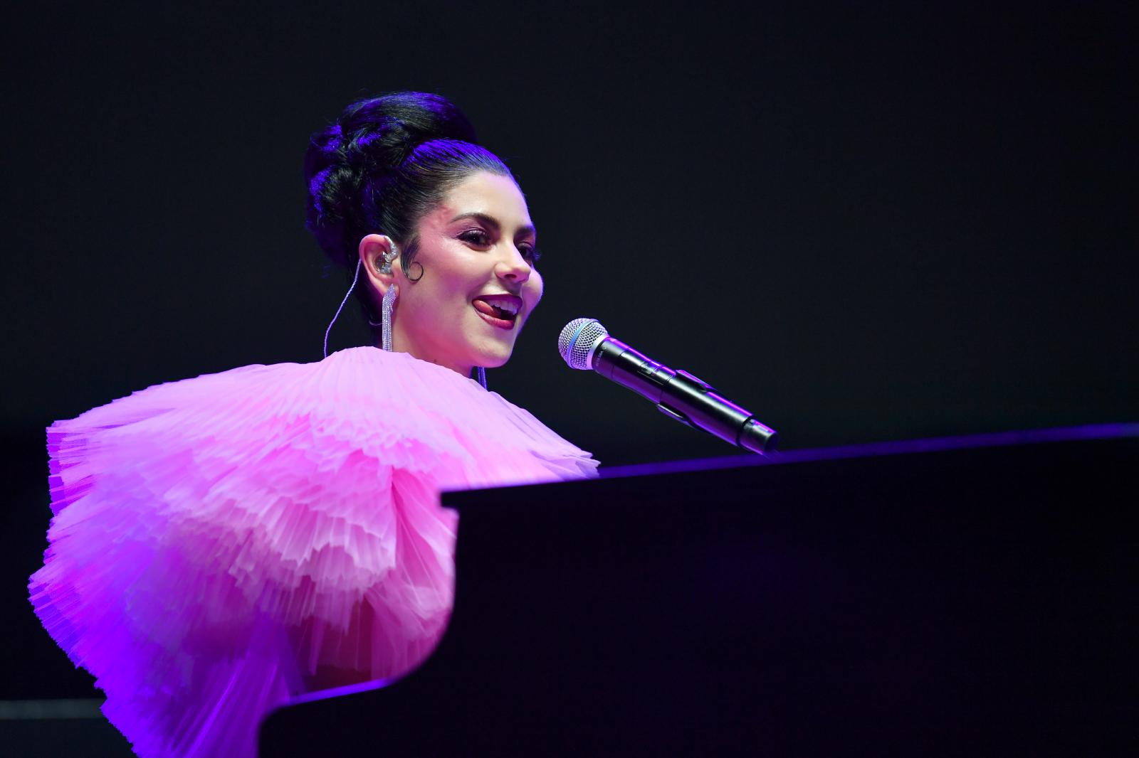 Image from MUSIC - WEST HOLLYWOOD, CALIFORNIA - JUNE 03: MARINA performs at...