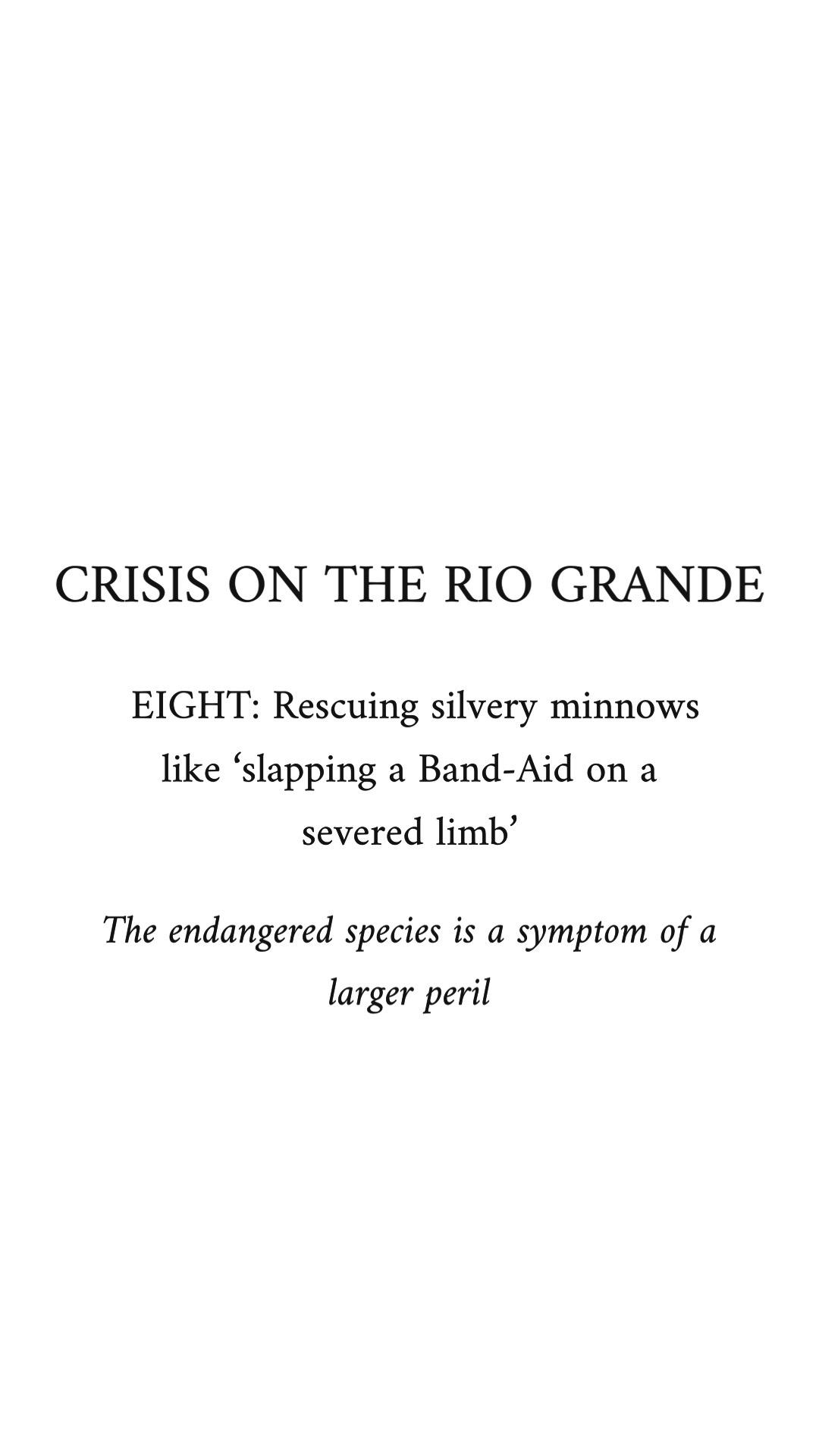 Crisis on the Rio Grande -   