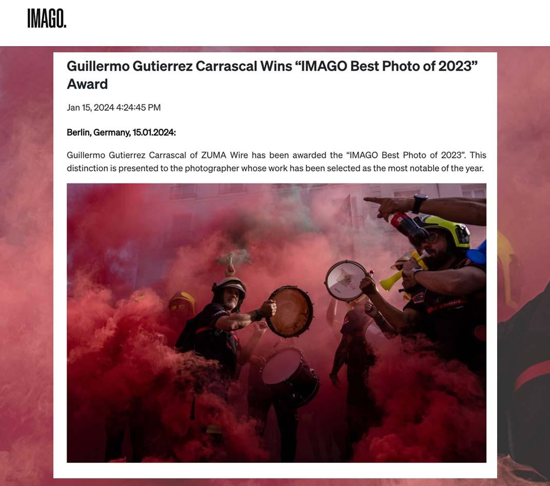 Winner Photo of the year 2023 : Imago Images