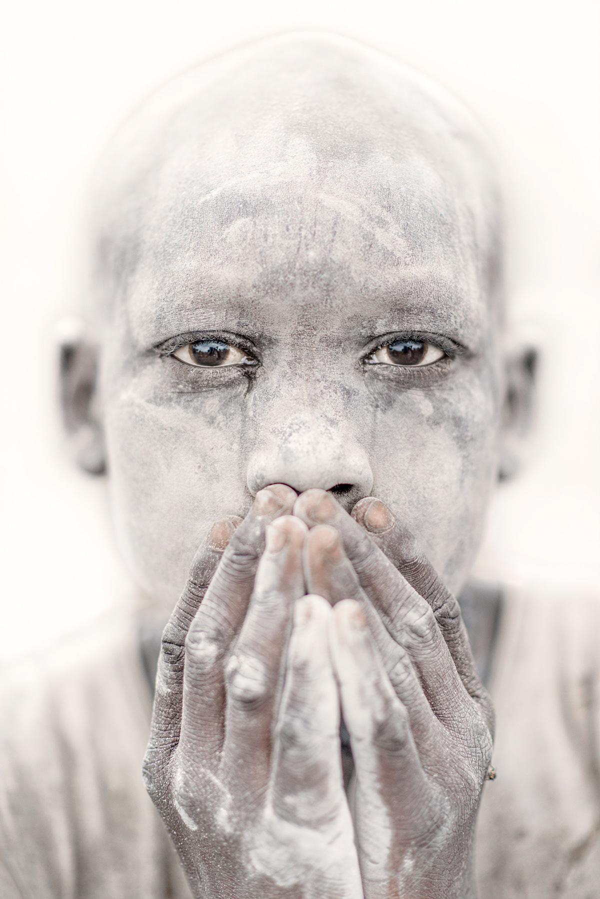 The face of the Mundari from th...&#39;&copy; Trevor Cole