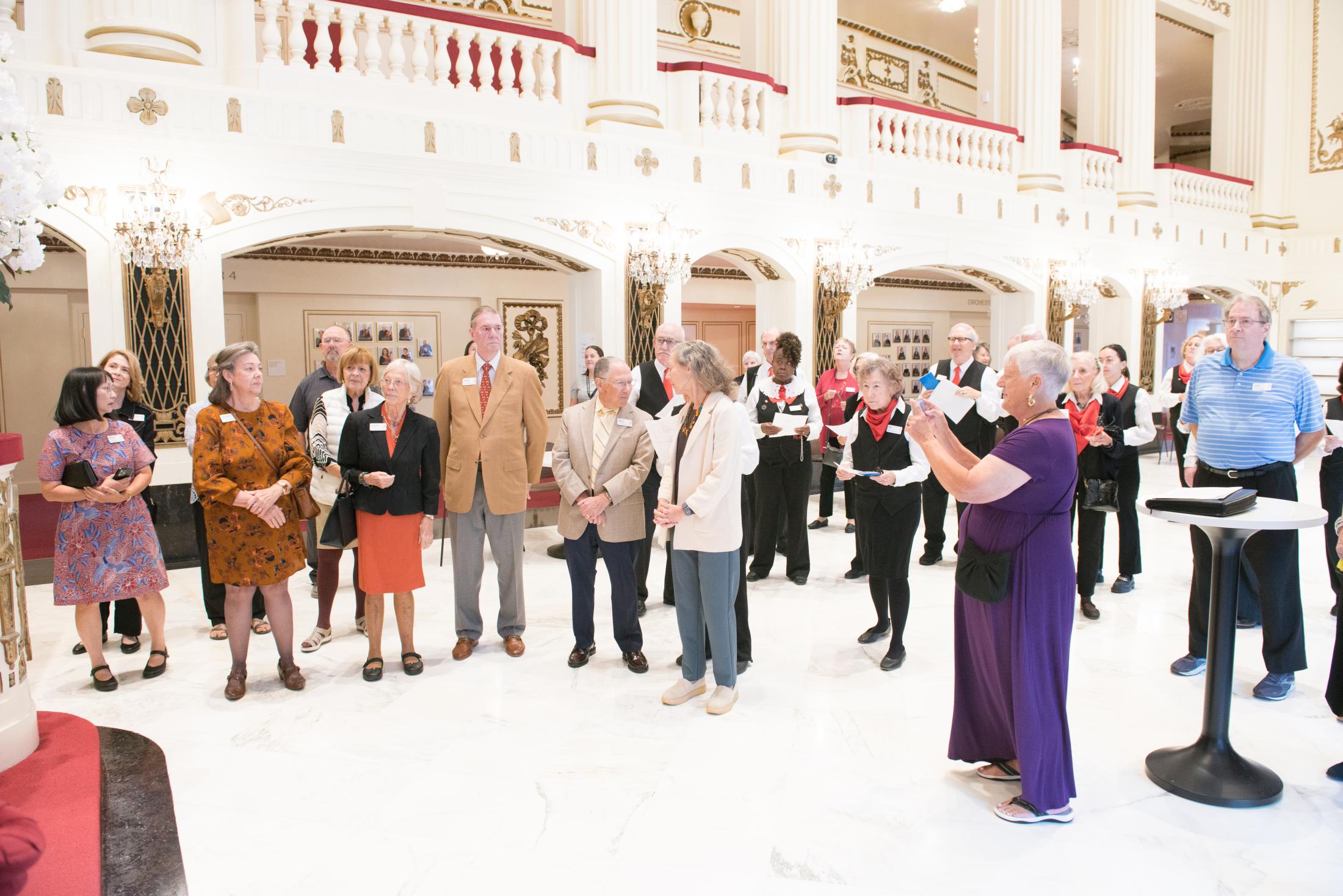 Staff and volunteers gather for...0th anniversary Saint Louis USA