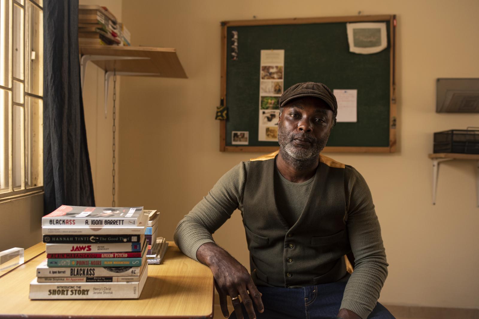 Portrait of Igoni Barrett in hi... on the 30th of aAnuary, 2022. 