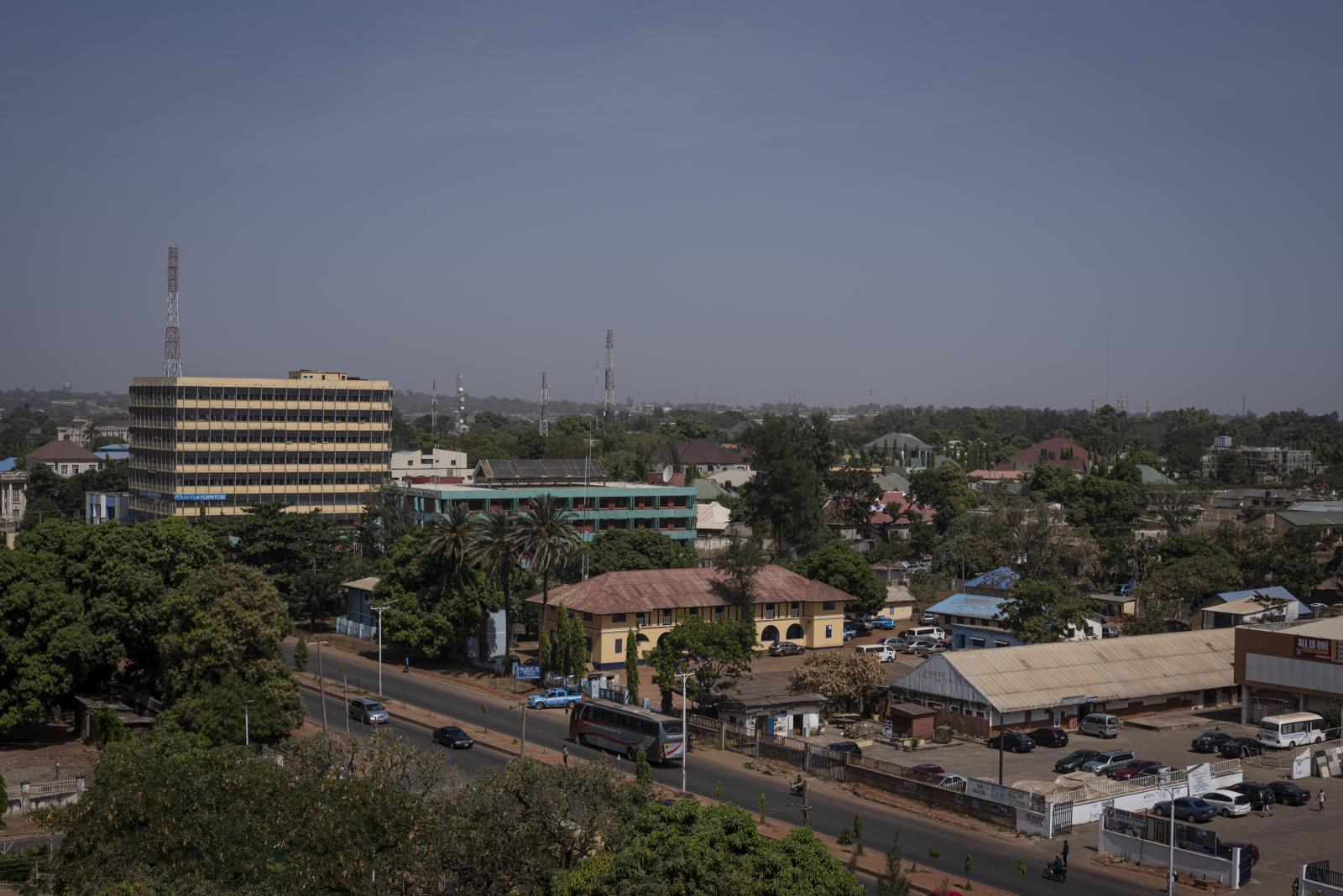 A view of Kaduna metropolis on ... tertiary institutions. NIGERIA