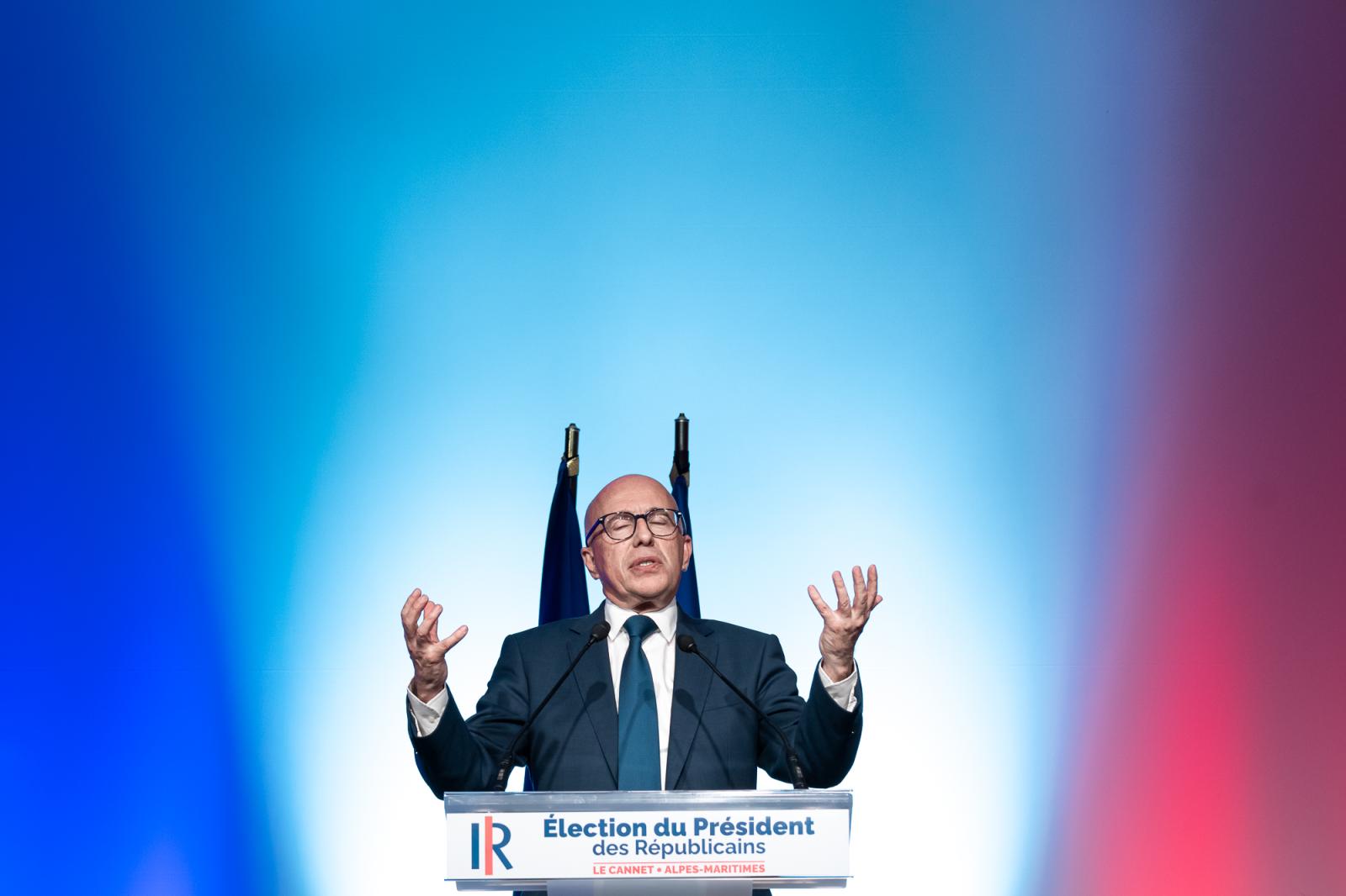 Image from politics - France, Le Cannet, 2022-11-27: Eric Ciotti is running for...