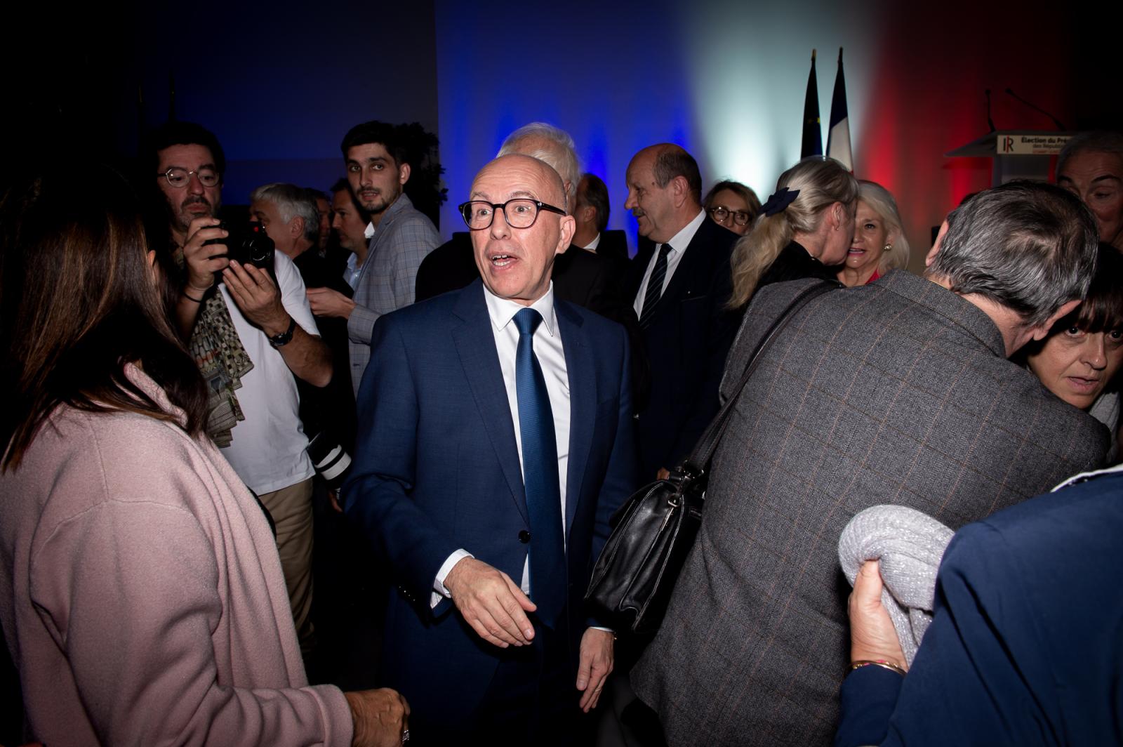 Image from politics - France, Le Cannet, 2022-11-27: Eric Ciotti is running for...