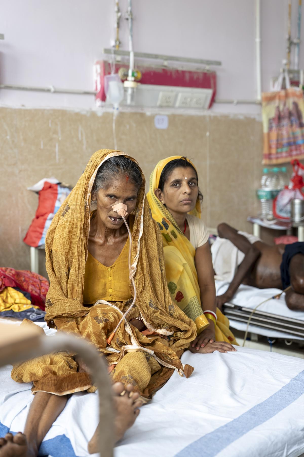 A patient and her family member...l College and Hospital (ANMCH).