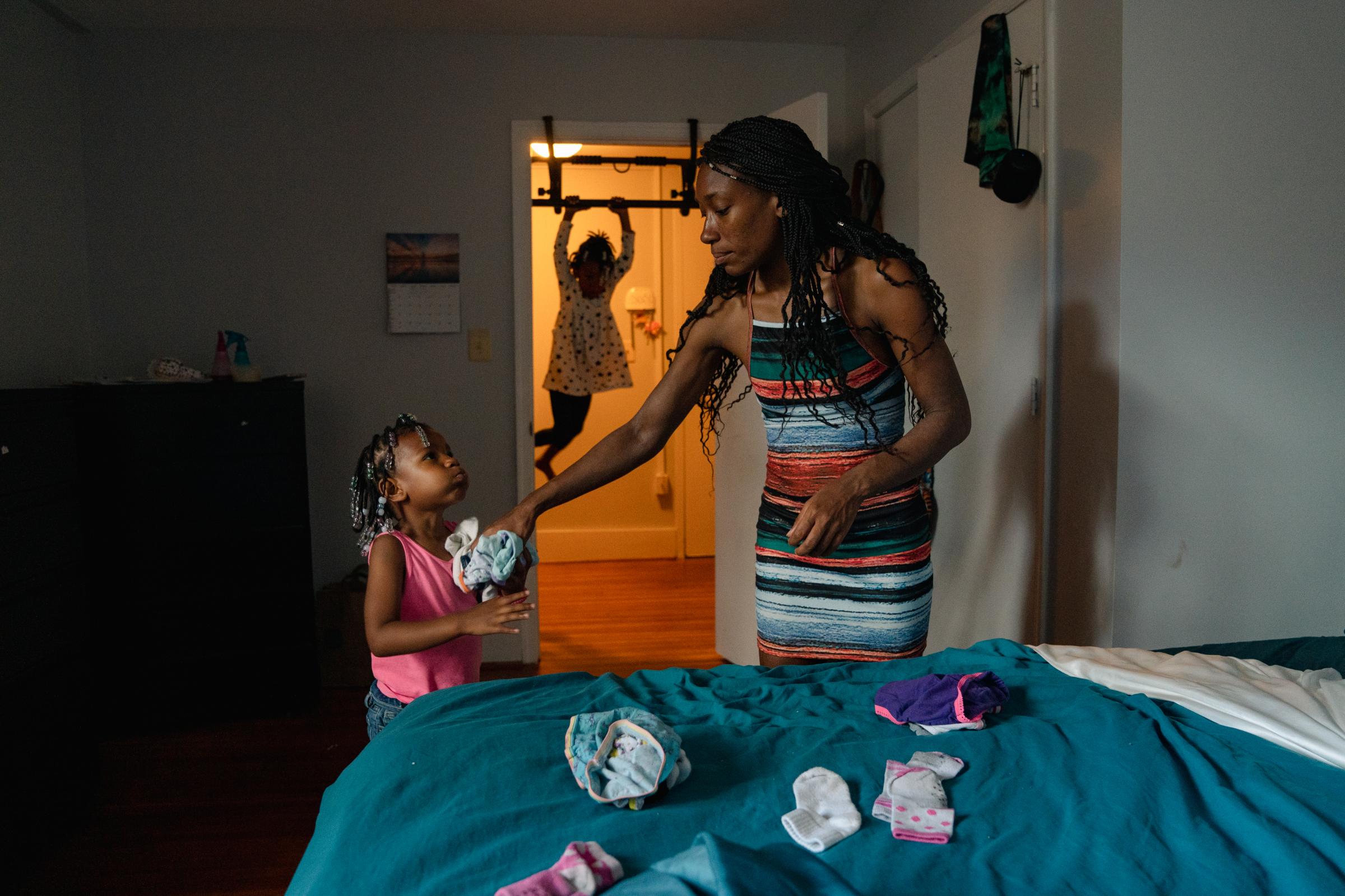 The Spike in Homelessness in US Cities Isn’t Slowing Down -  Mercedez Milling, 28, a single mother of four children,...