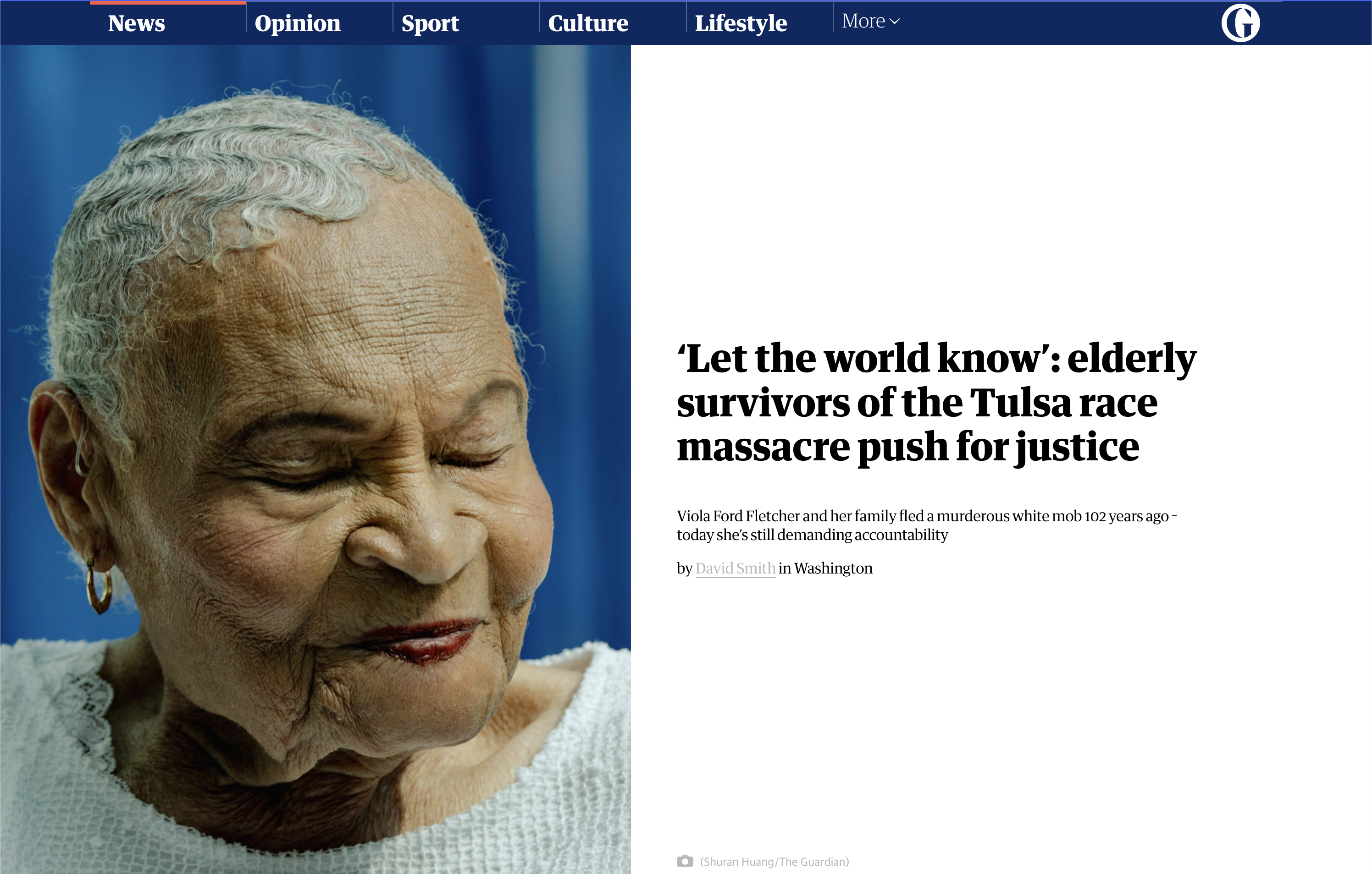 Image from Tear Sheets -    For  The Guardian       ‘Let the world know’: elderly...
