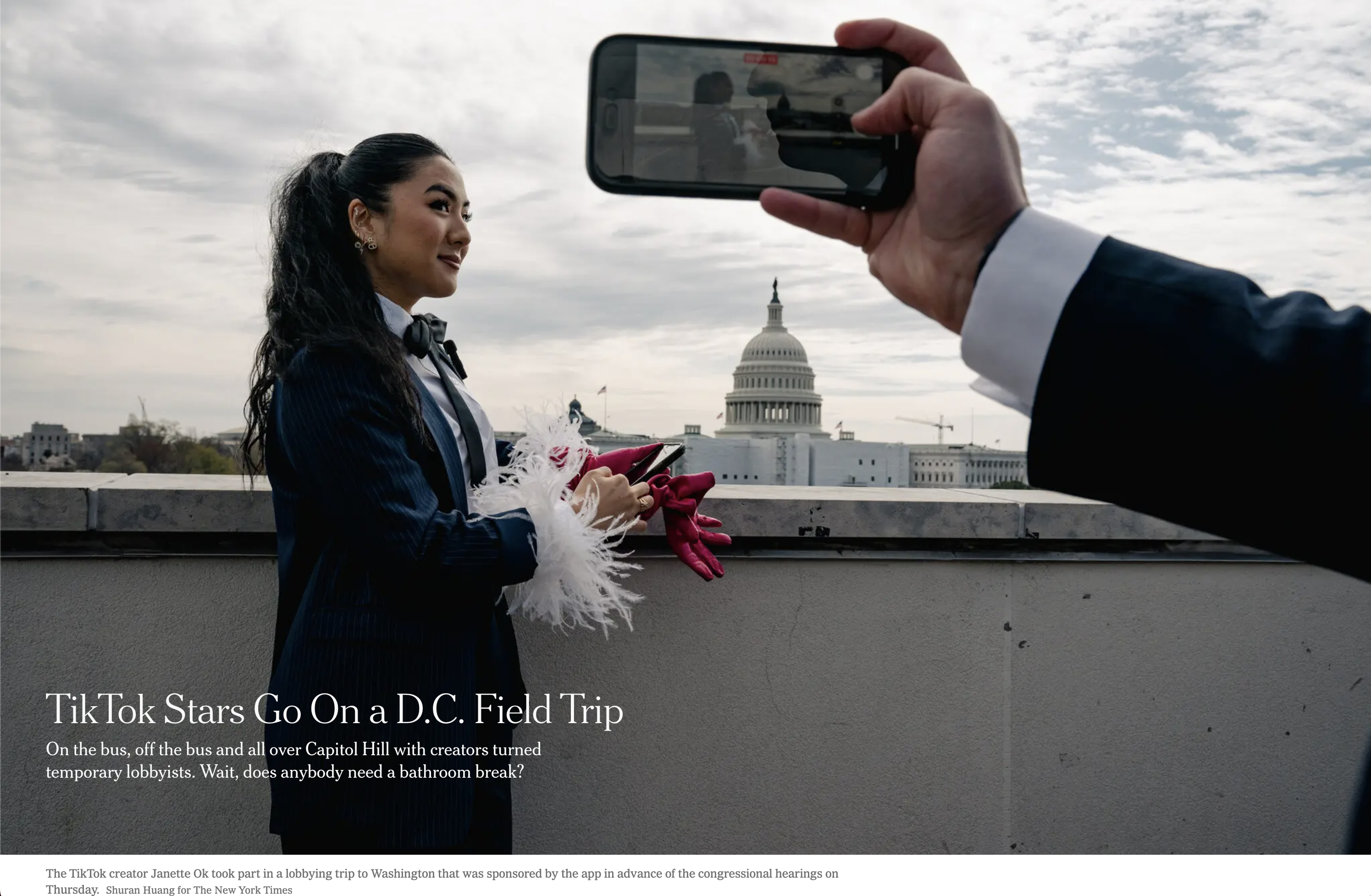Image from Tear Sheets -    For  The New York Times       TikTok Stars Go On...
