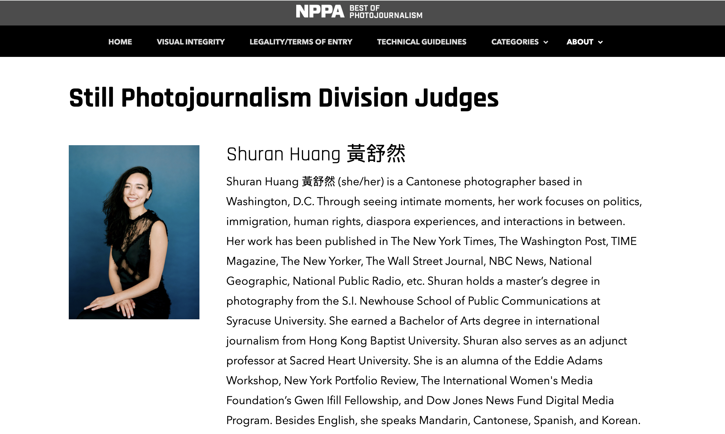 2024 NPPA Best of Photojournalism Judge