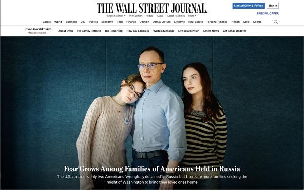 Image from Tear Sheets -    For  The Wall Street Journal  Facing Financial...