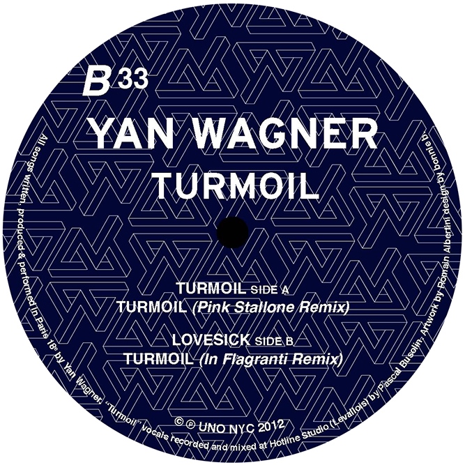 UNO NYC Records Album Art -  Yan Wagner, Turmoil B Side Record Center 