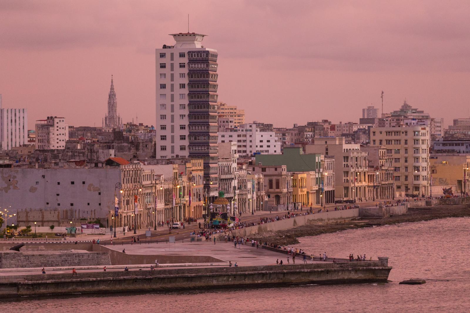 View of Havana from the Castillo de los Tres Reyes Magos del Morro.