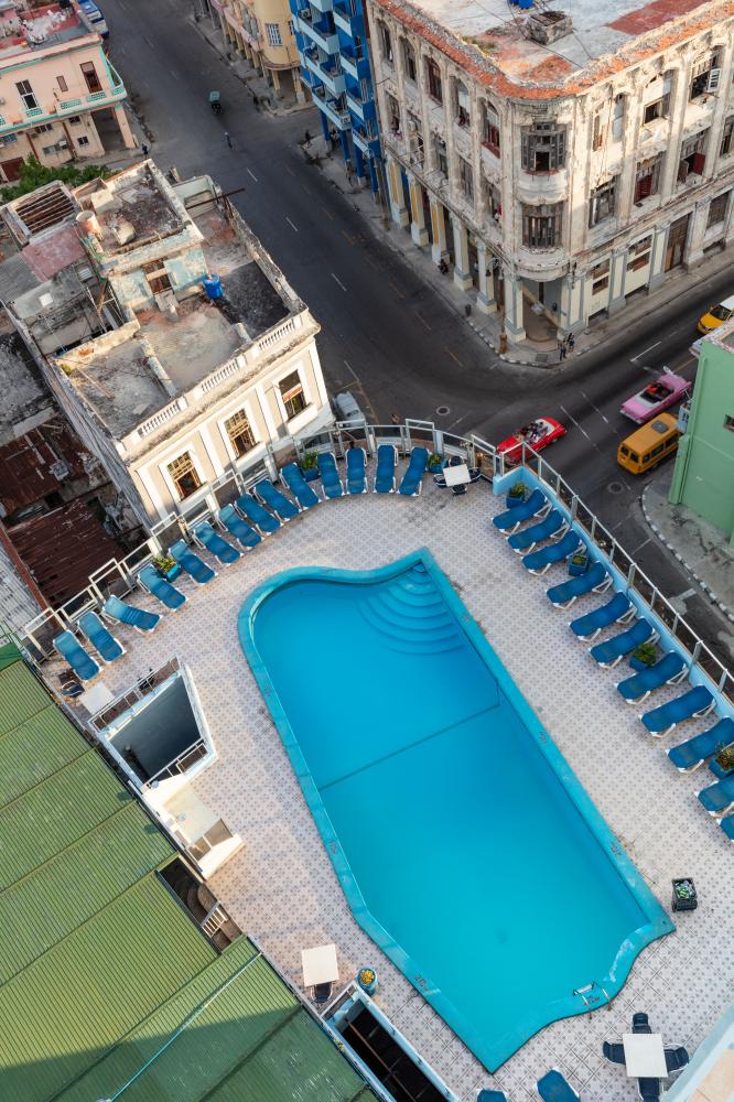 View of Pool at Hotel Deauville