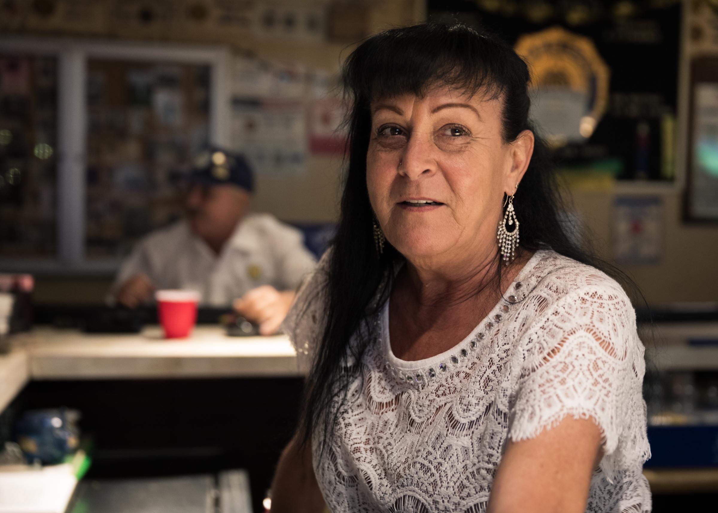 Post 67: American Legion, American Stories - Chrissy, originally from Germany, worked at the post as a bartender. Both of her sons served in...