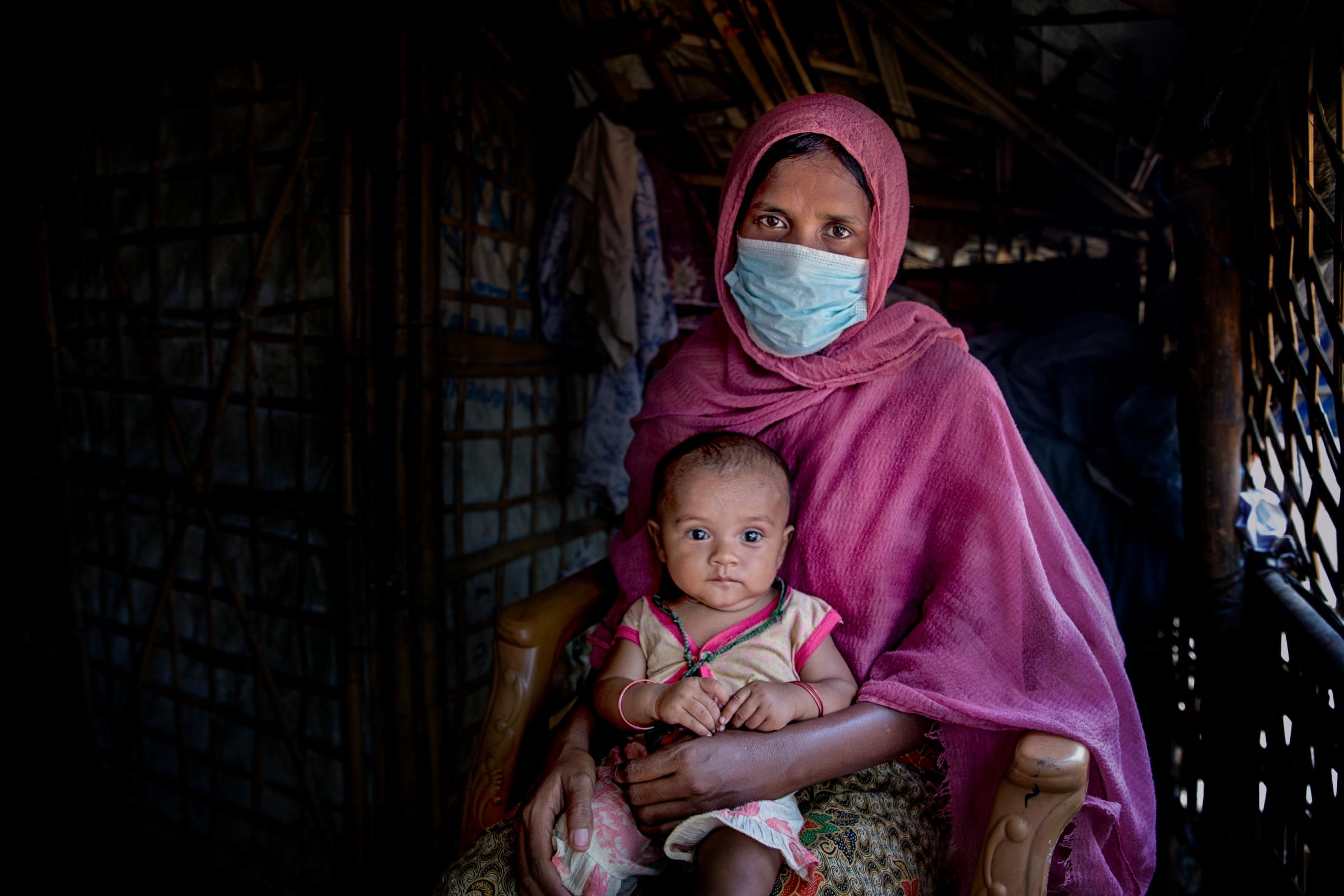 Rohingya Crisis - Tasmia Fatema, 26 years old Rohingya woman is living in a...