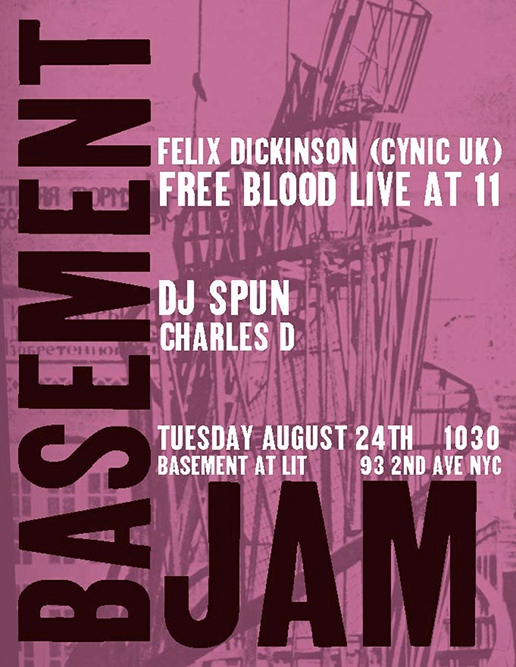 Music Flyers -  Rong Basement Jam Rong Records, 2012 