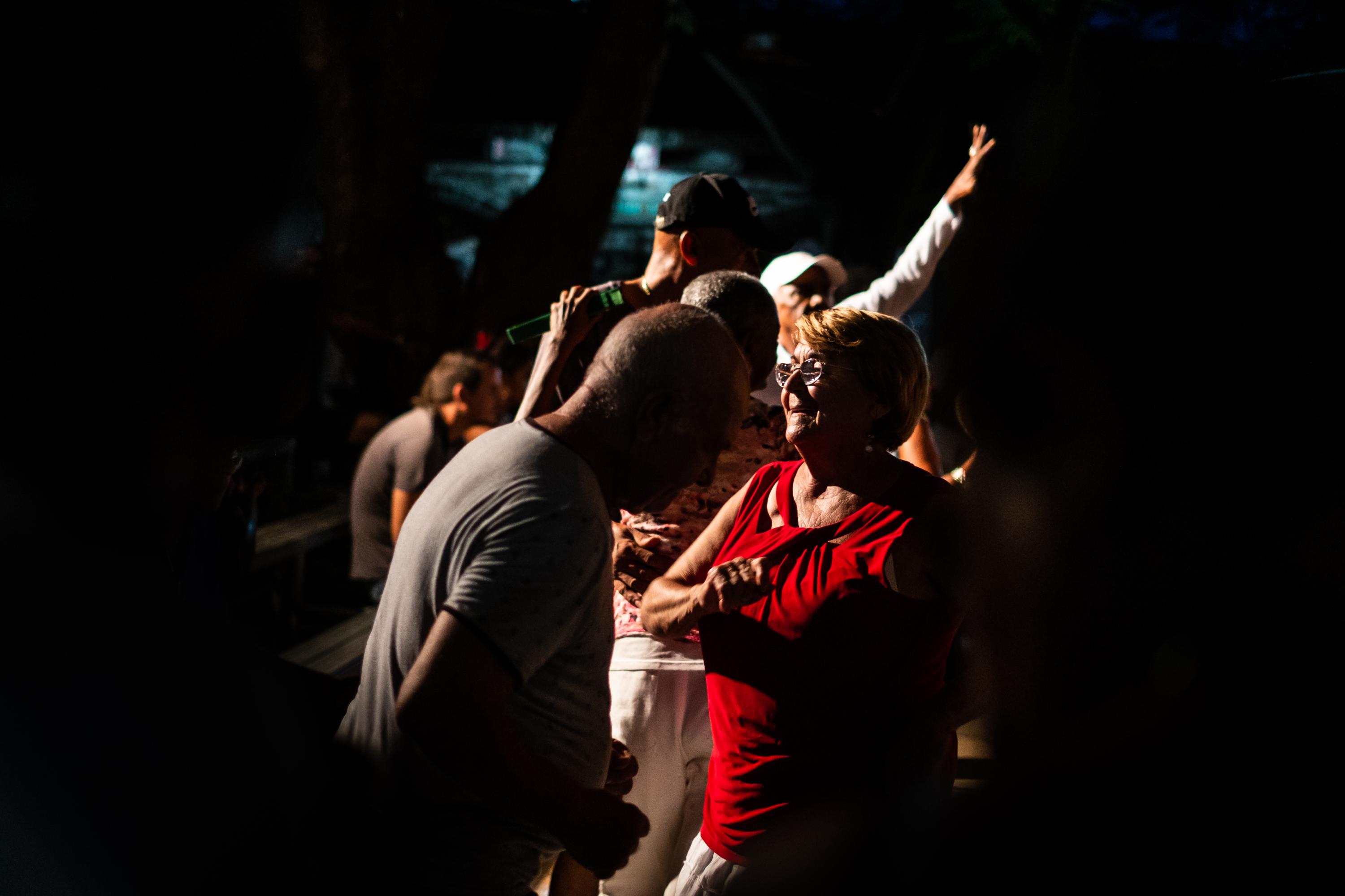 EL MEJUNJE -   Dancing at the nightclub in the session for adults.       