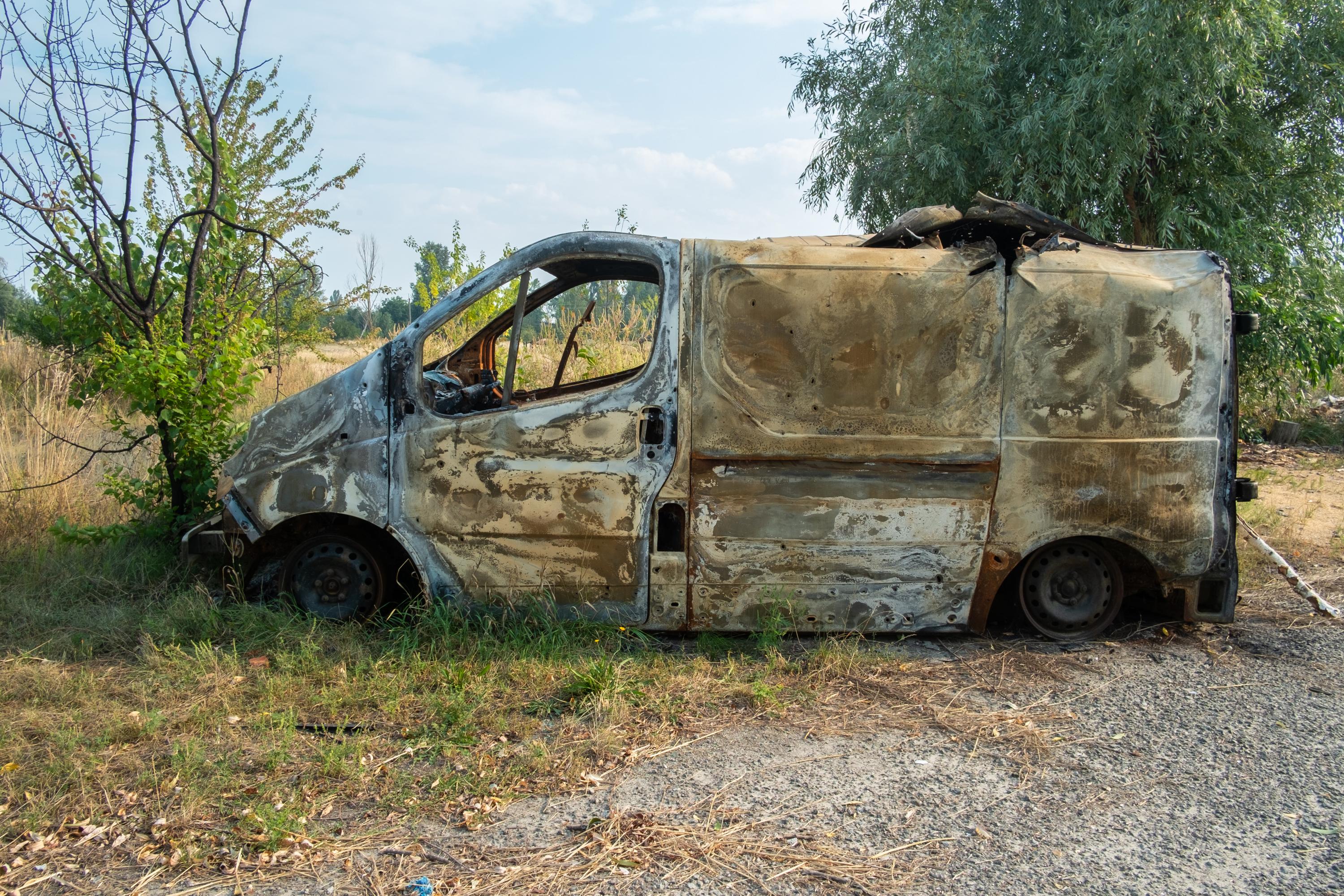 THE RETURN OF VIKA -   They also shot at their van.  