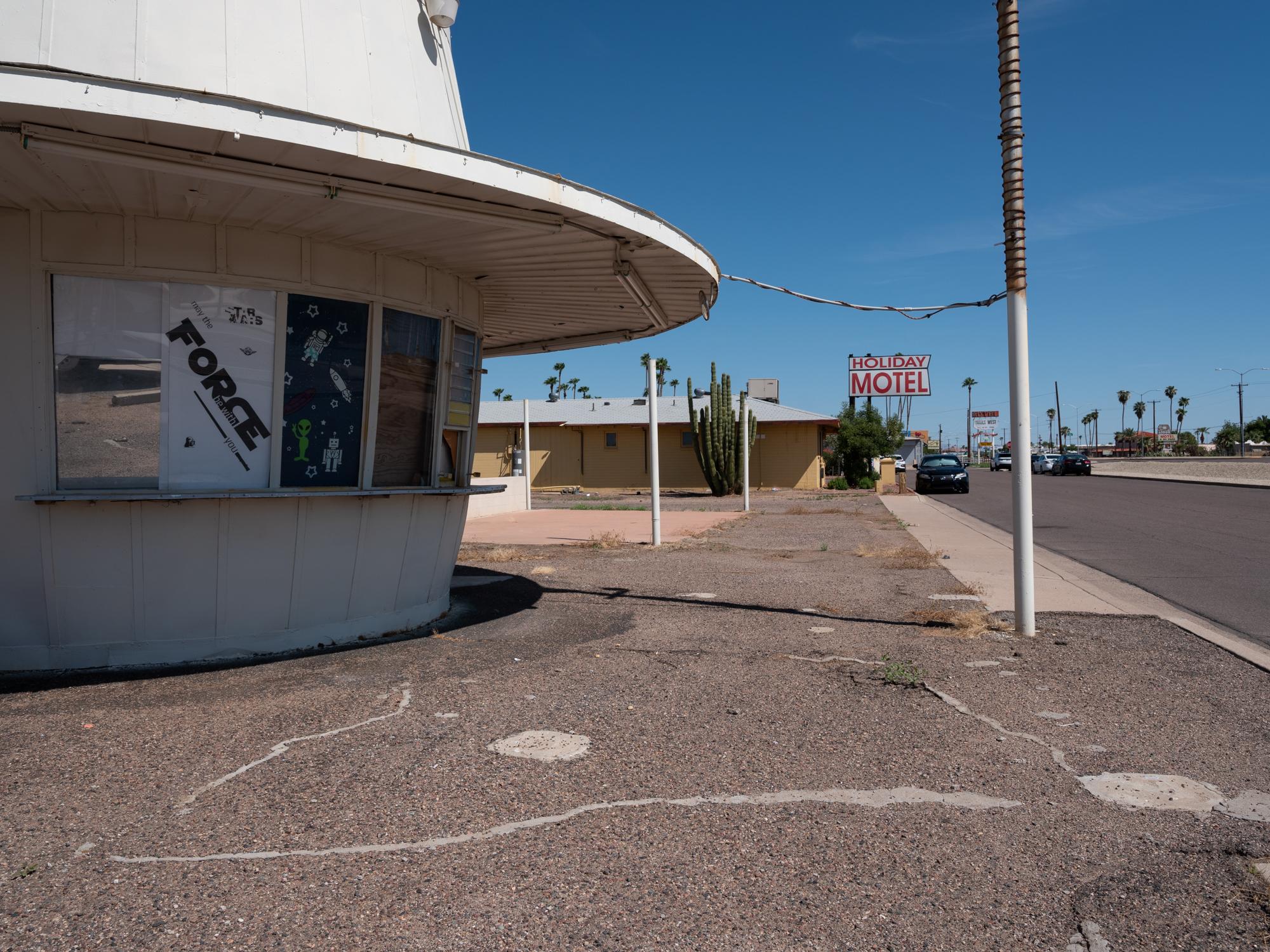 New Arizonans - HuffPost - Street scene in Mesa, Arizona.
