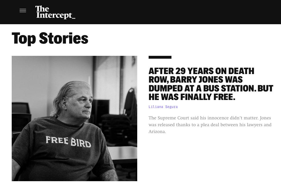"Barry Jones: Free Bird" for The Intercept