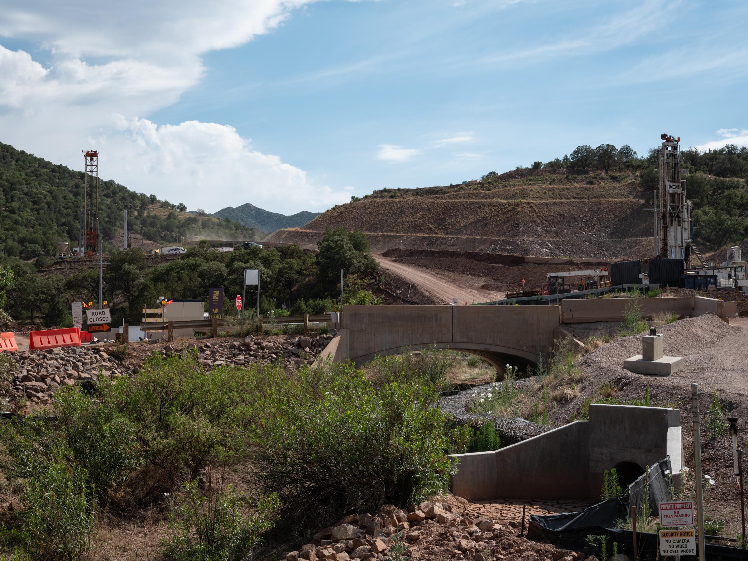 Saving the Patagonias - The Intercept - A dewatering and water treatment facility at South32...