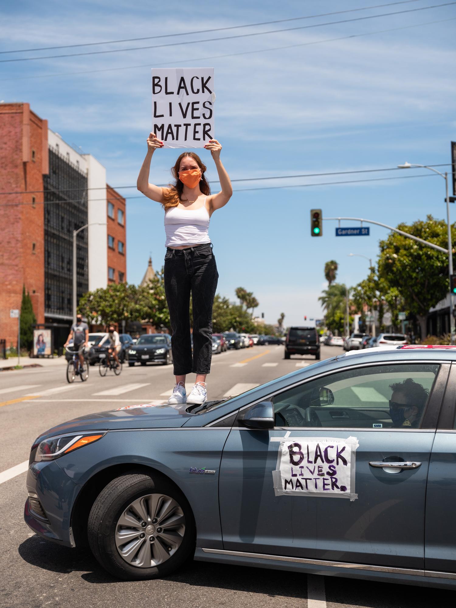 Politics + Protest - Black Lives Matter protests. Los Angeles, CA, 2020.  
