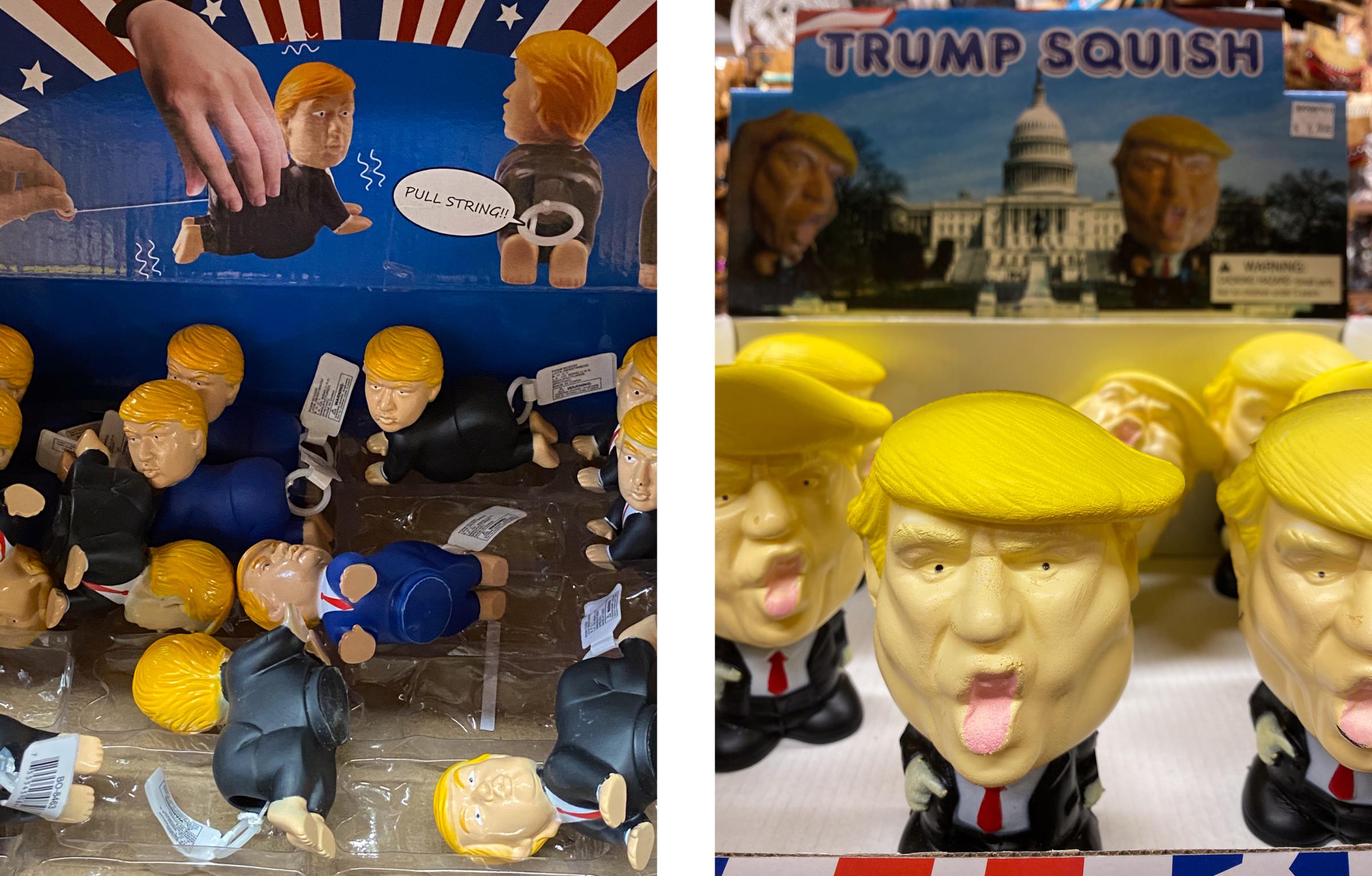 Politics + Protest - Donald Trump souvenirs for sale. Arizona, 2021. 