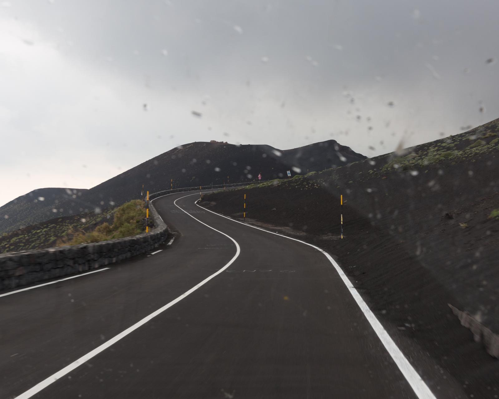 Driving up Etna