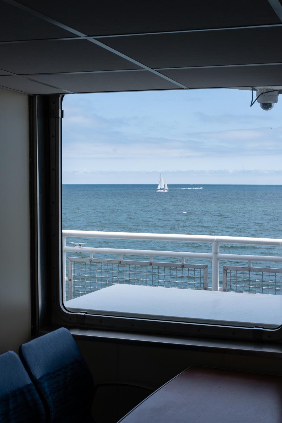 Sailboat out the Window