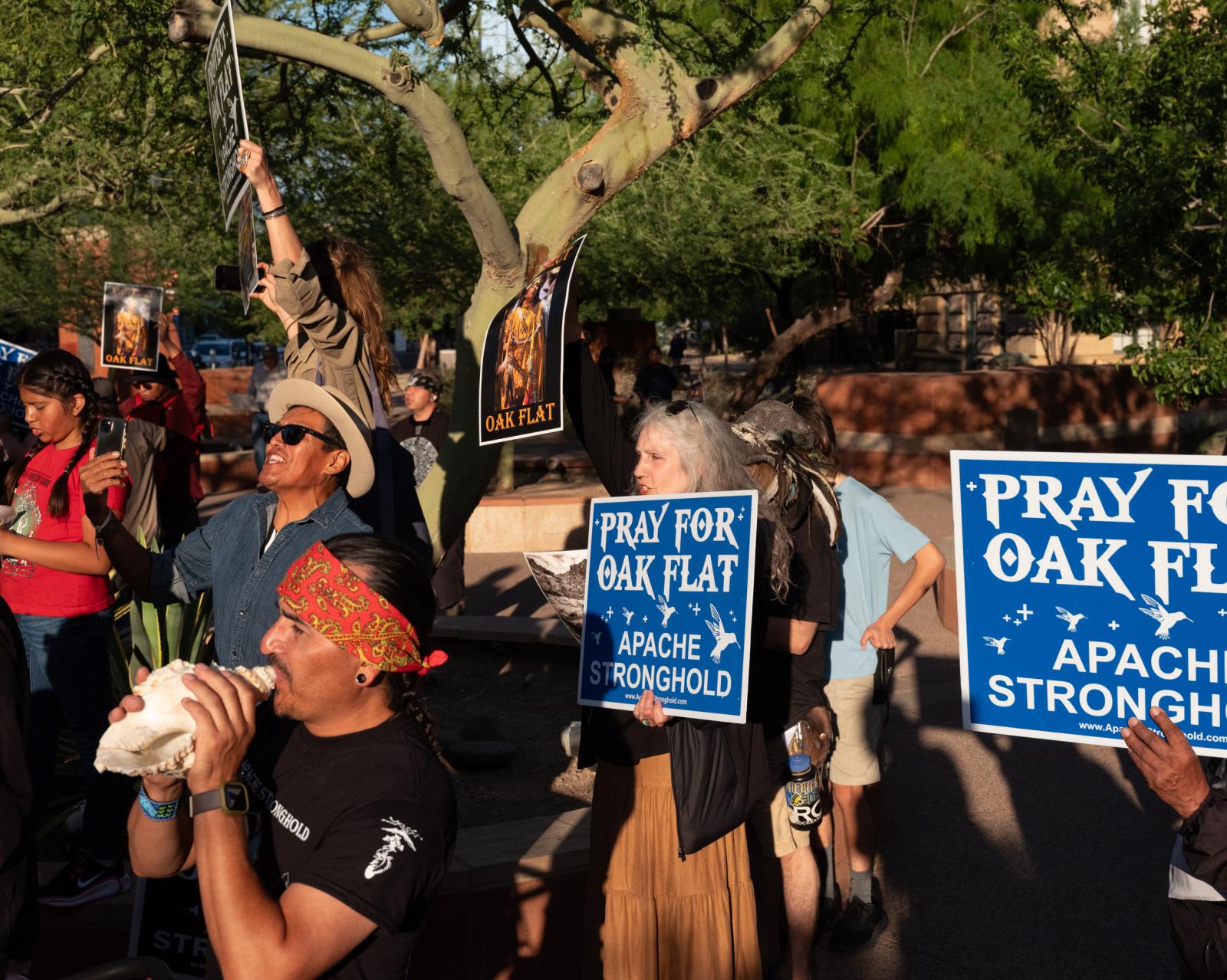 March from Civic Space Park to ... the Oak Flat case. Phoenix USA