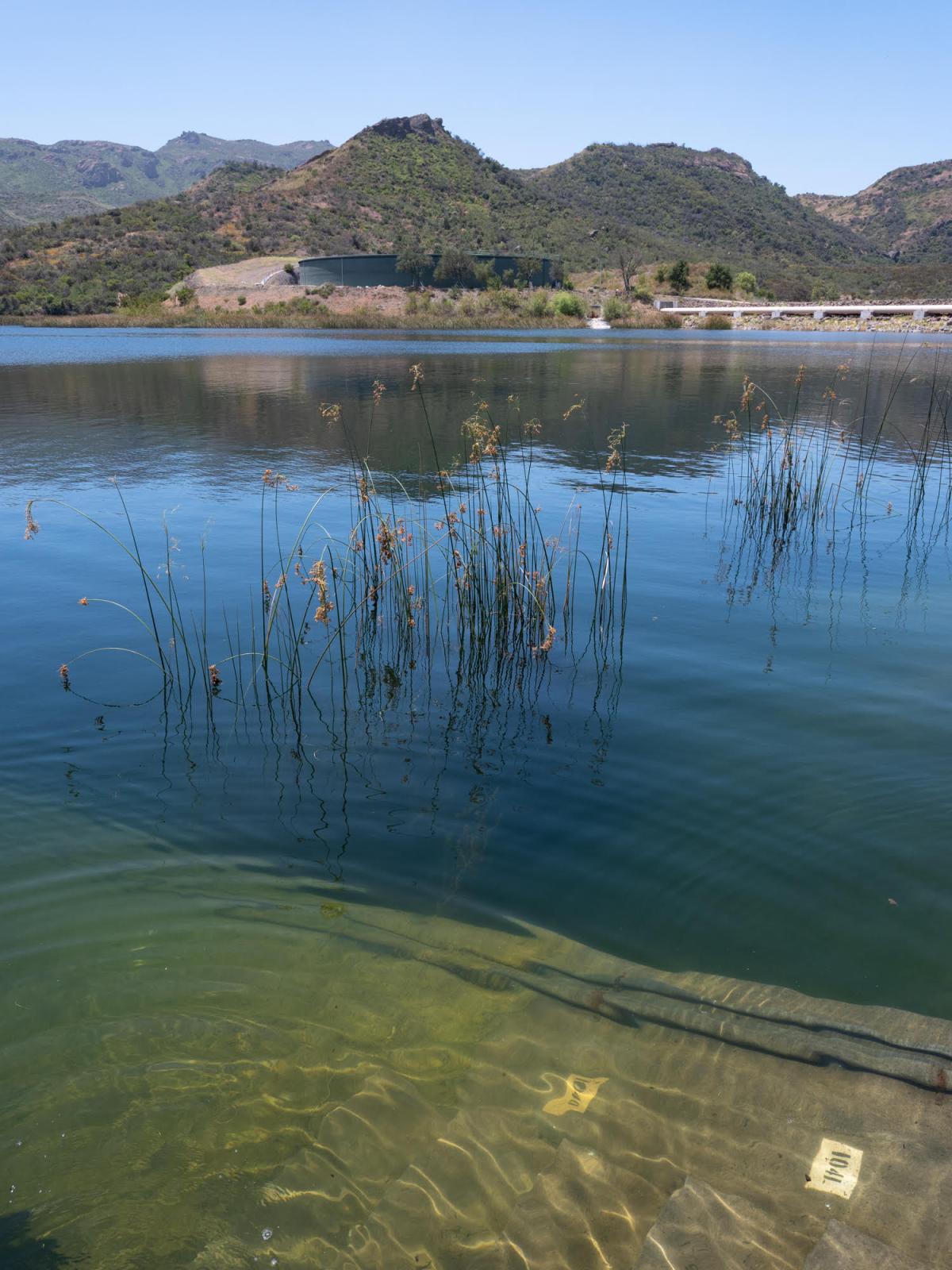 Water Cops - WSJ - The Las Virgenes Reservoir in Westlake Village, CA, is...
