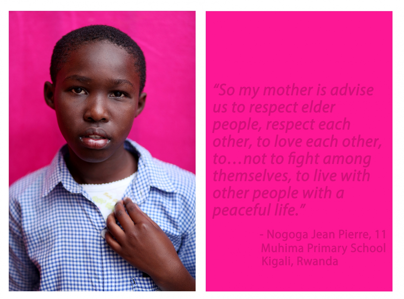 Rising Rwanda -  Student at the Muhima Primary School, Kigali, Rwanda /...