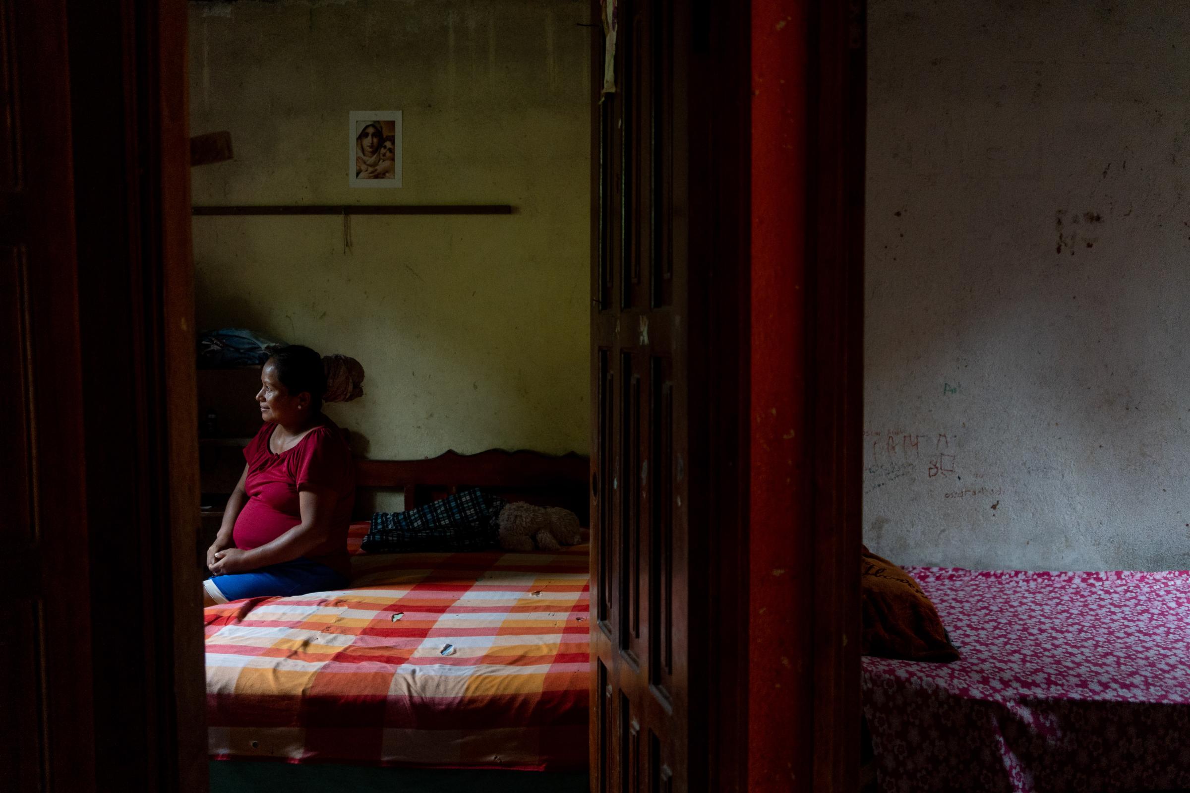 Amazon Midwives -  Edith Yumbo (34) waits for prenatal care from the...