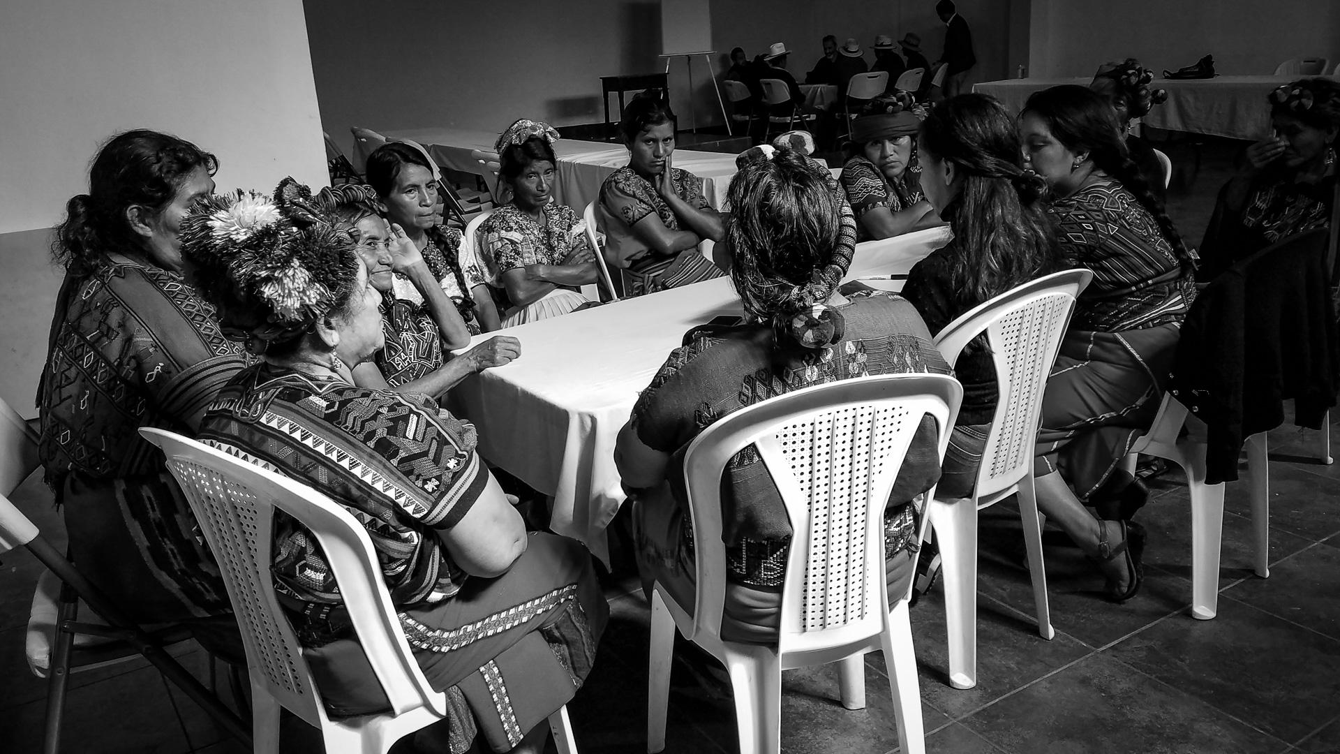  Ixil survivors of the Maya gen...h&eacute;, Guatemala. 2019 