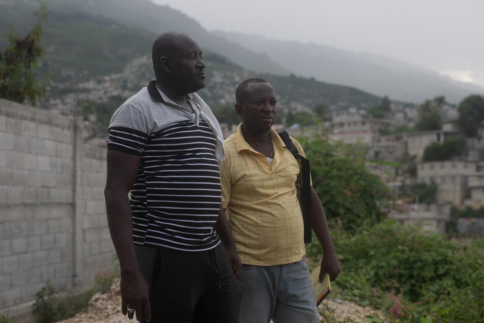 Jean-Denis and Jonel Joseph, le...ert Reveye Port-au-Prince Haiti