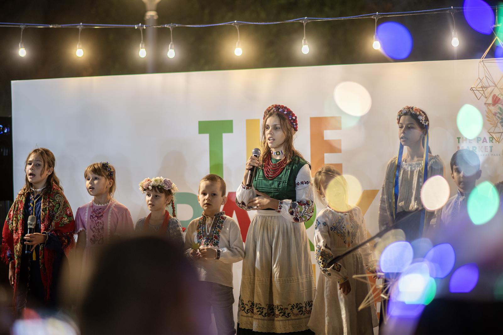 Carols by Ukrainian Children du... Umm Al Emarat, Abu Dhabi, UAE,
