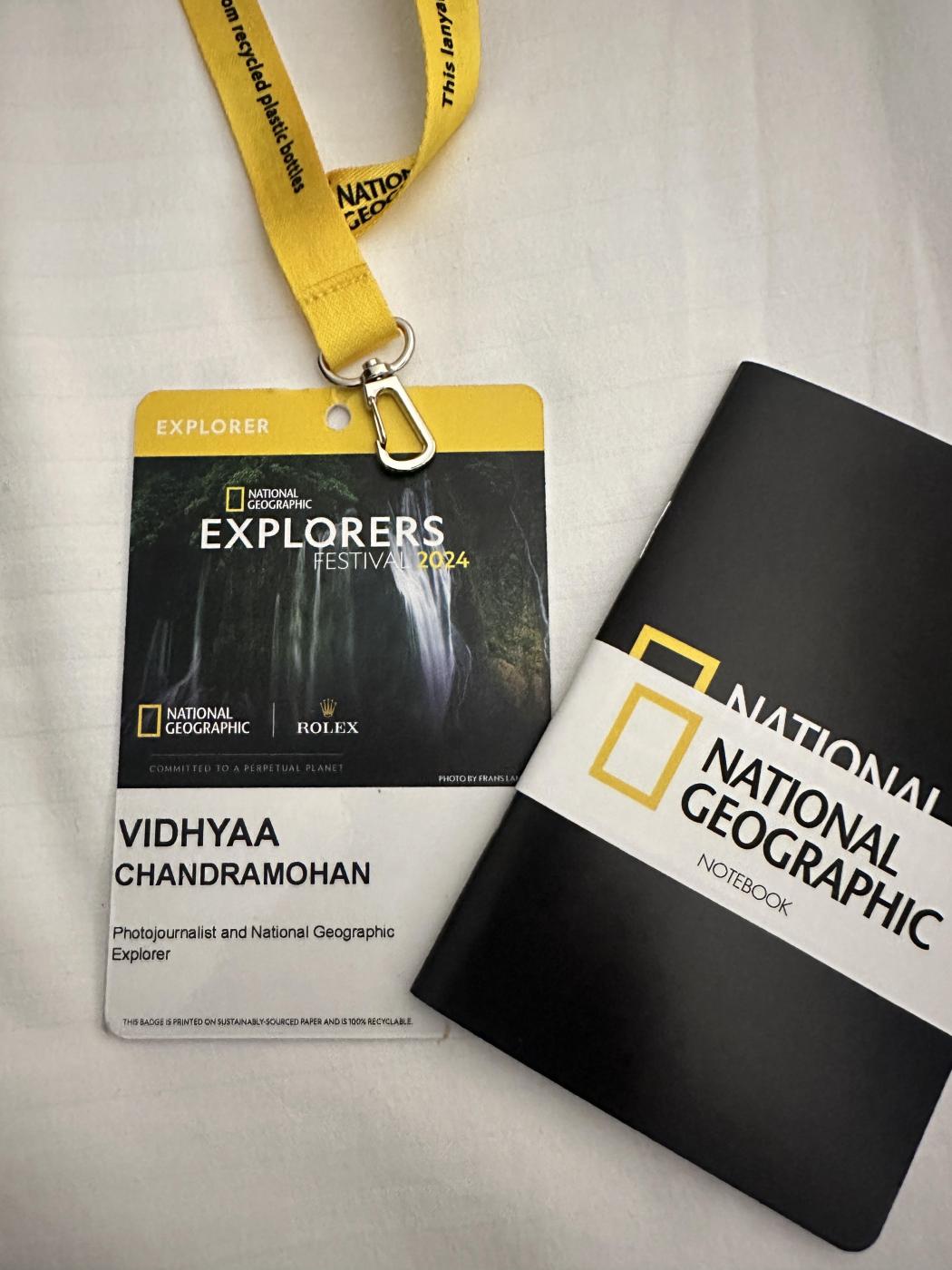 National Geographic Explorer Festival 2024 by Vidhyaa Chandramohan