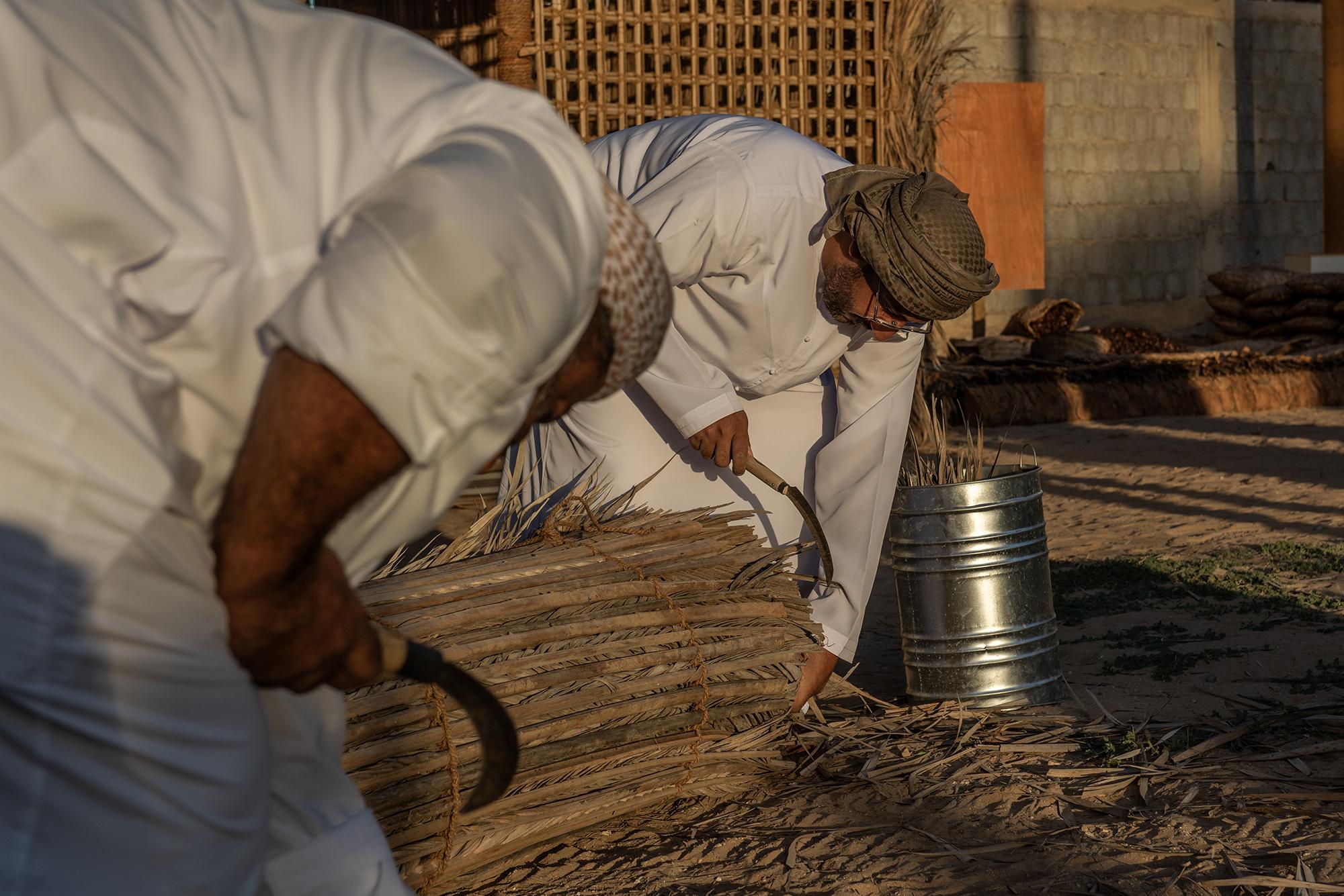 Traditional Summer Houses at Souq Al Qattara, Al Ain -   