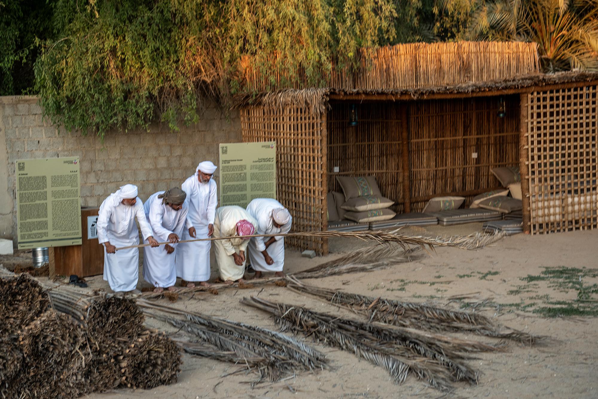 Traditional Summer Houses at Souq Al Qattara, Al Ain -   