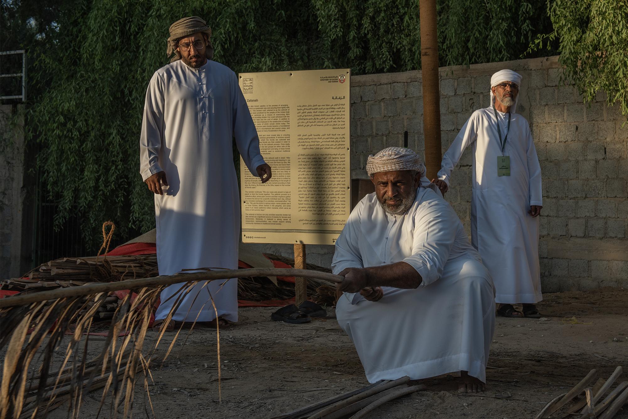 Traditional Summer Houses at Souq Al Qattara, Al Ain -   