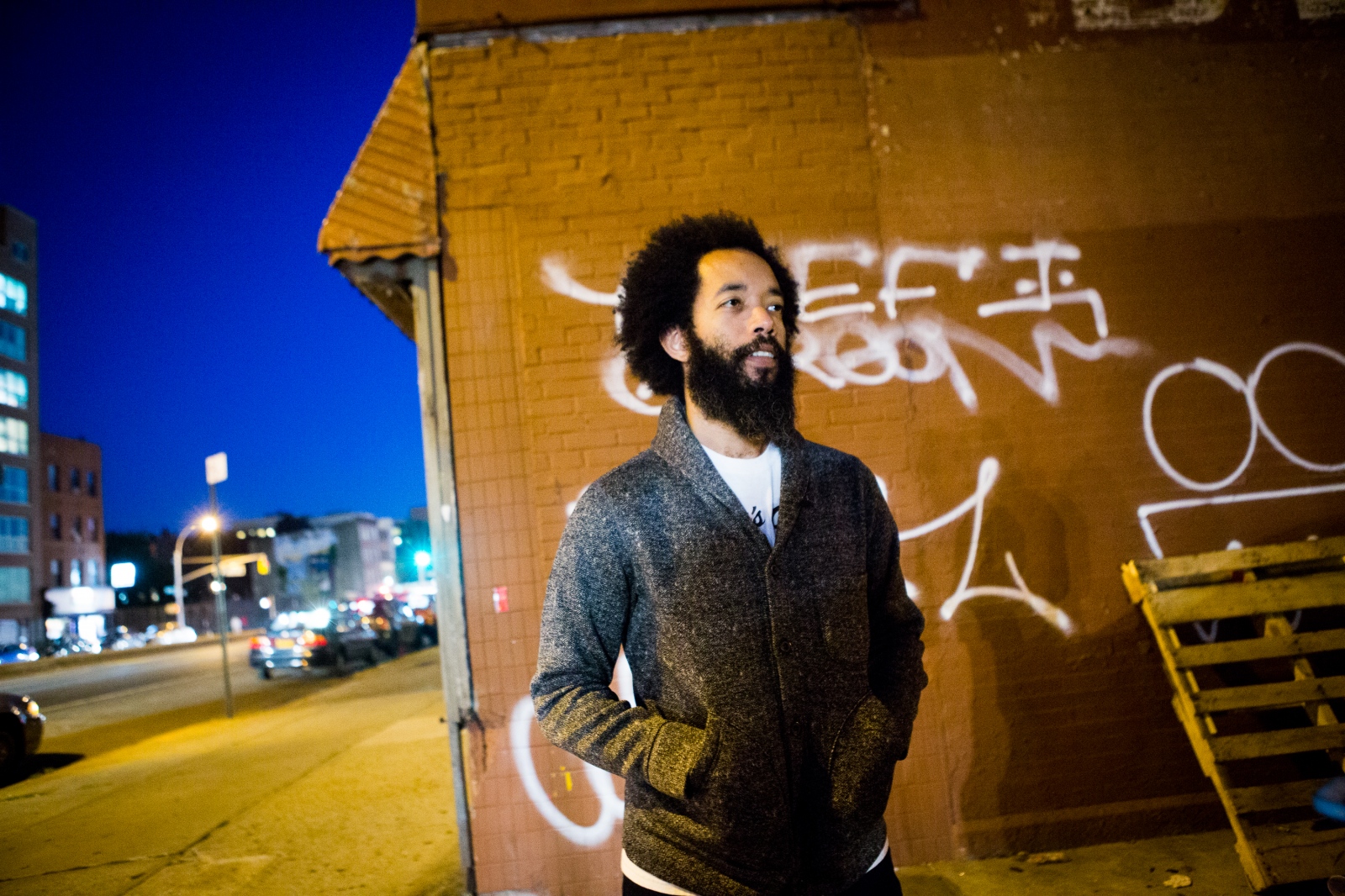 On the Spot, NYC -  Wyatt Cenac, actor, writer, comedian and former...